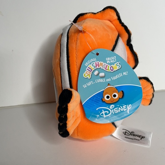 Squishmallow Diney Nemo Stuffed Animal orange NWT - Picture 2 of 4